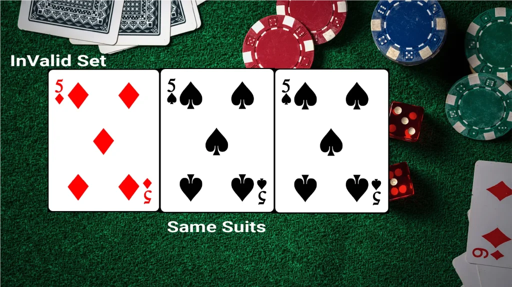 Invalid Set In Rummy Game