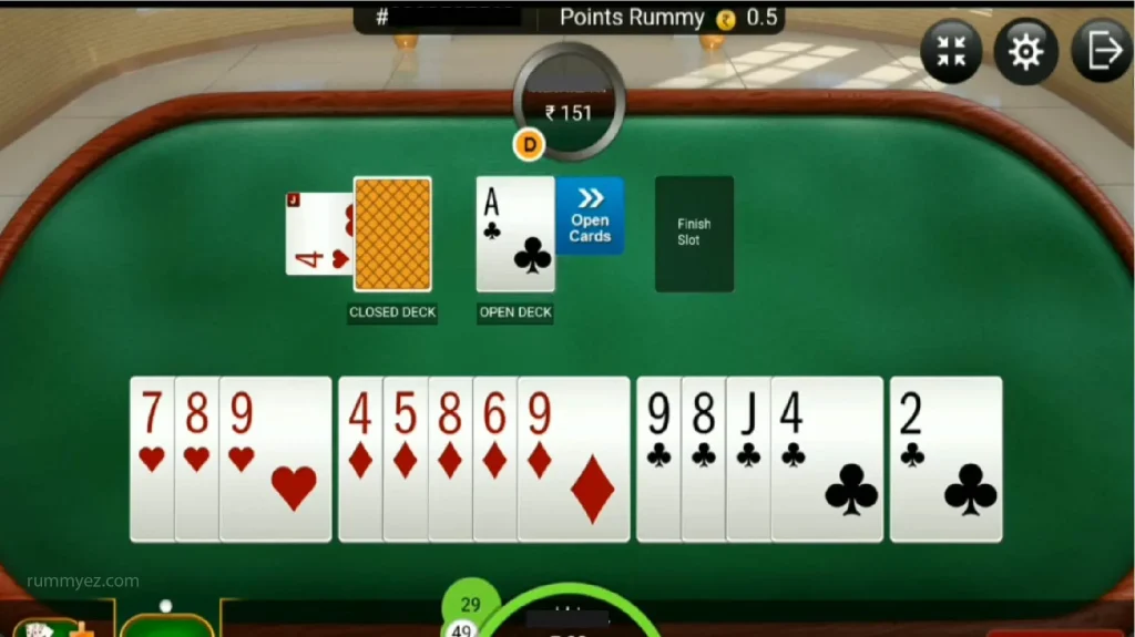 Points Rummy Card game