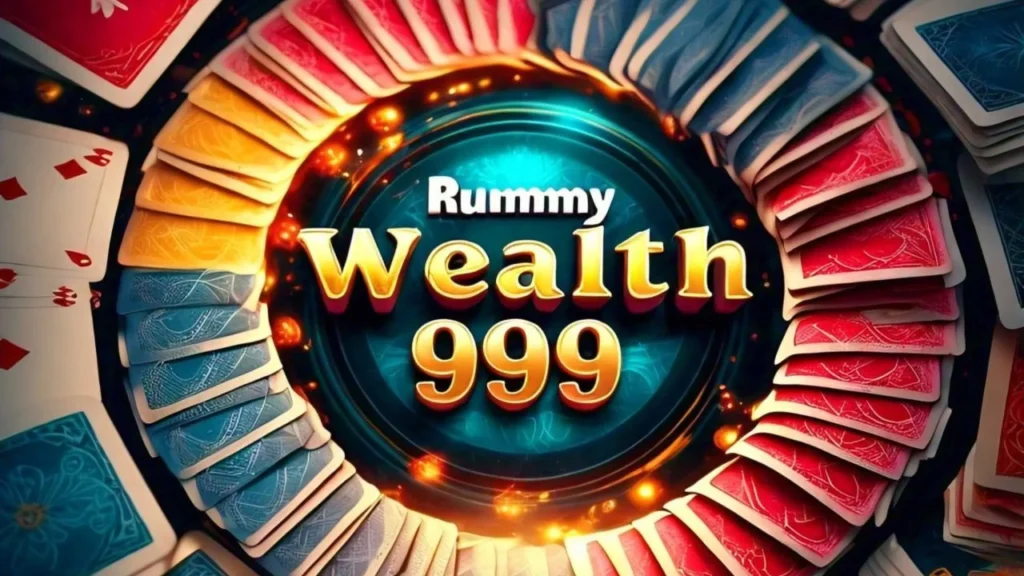 Rummy wealth 999 logo and its picture.